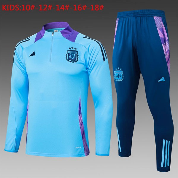 Niños Sudadera De Training Argentina 2024-25 Azul 3